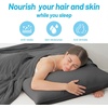 image:imageCozy Bliss 2 Pack Cooling Pillow Cases Queen 20 x 30 GreenCharcoal Gray