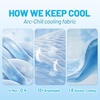 image:imageCozy Bliss 2 Pack Cooling Pillow Cases Queen 20 x 30 GreenDark Grey