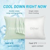 image:imageCozy Bliss 2 Pack Cooling Pillow Cases Queen 20 x 30 GreenGreen