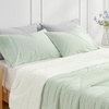 image:imageCozy Bliss 2 Pack Cooling Pillow Cases Queen 20 x 30 GreenGreen