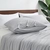 image:imageCozy Bliss 2 Pack Cooling Pillow Cases Queen 20 x 30 GreenLight Grey