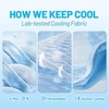 image:imageCozy Bliss 2 Pack Cooling Pillow Cases Queen 20 x 30 GreenOff White