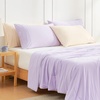 image:imageCozy Bliss 2 Pack Cooling Pillow Cases Queen 20 x 30 GreenPurple