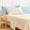 image:imageCozy Bliss 2 Pack Cooling Pillow Cases Queen 20 x 30 GreenYellow