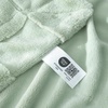 image:imageCozy Bliss Checkered Faux Rabbit Fur Blanket Queen Size for Bed Soft Fuzzy Blankets for Women Men Large Furry Fleece Throw for Bedroom Decor Ivory 90 x 90Sage Green