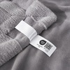 image:imageCozy Bliss Checkered Faux Rabbit Fur Blanket Queen Size for Bed Soft Fuzzy Blankets for Women Men Large Furry Fleece Throw for Bedroom Decor Ivory 90 x 90Grey