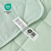 image:imageCozy Bliss Cooling Blanket for Hot Sleepers Queen Size QMax 045 Cooling Comfort Cold Blankets for Night Sweats Sleeping UltraCool Lightweight Breathable Blanket for Bed Mist GreyMint Green