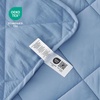 image:imageCozy Bliss Cooling Blanket for Hot Sleepers Queen Size QMax 045 Cooling Comfort Cold Blankets for Night Sweats Sleeping UltraCool Lightweight Breathable Blanket for Bed Mist GreyDark Blue