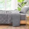 image:imageCozy Bliss Cooling Blanket for Hot Sleepers Queen Size QMax 045 Cooling Comfort Cold Blankets for Night Sweats Sleeping UltraCool Lightweight Breathable Blanket for Bed Mist GreyDark Grey
