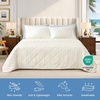 image:imageCozy Bliss Cooling Blanket for Hot Sleepers Queen Size QMax 045 Cooling Comfort Cold Blankets for Night Sweats Sleeping UltraCool Lightweight Breathable Blanket for Bed Mist GreyOff White
