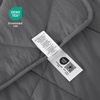 image:imageCozy Bliss Cooling Blanket for Hot Sleepers Queen Size QMax 045 Cooling Comfort Cold Blankets for Night Sweats Sleeping UltraCool Lightweight Breathable Blanket for Bed Mist GreyCharcoal Grey