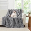 image:imageCozy Bliss Cooling Blanket for Hot Sleepers Queen Size QMax 045 Cooling Comfort Cold Blankets for Night Sweats Sleeping UltraCool Lightweight Breathable Blanket for Bed Mist GreyDark Grey
