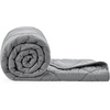 image:imageCozy Bliss Cooling Blanket for Hot Sleepers Queen Size QMax 045 Cooling Comfort Cold Blankets for Night Sweats Sleeping UltraCool Lightweight Breathable Blanket for Bed Mist GreyDark Grey