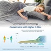 image:imageCozy Bliss Cooling Blanket for Hot Sleepers Queen Size QMax 045 Cooling Comfort Cold Blankets for Night Sweats Sleeping UltraCool Lightweight Breathable Blanket for Bed Mist GreyDark Grey