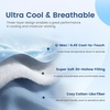 image:imageCozy Bliss Cooling Blanket for Hot Sleepers Queen Size QMax 045 Cooling Comfort Cold Blankets for Night Sweats Sleeping UltraCool Lightweight Breathable Blanket for Bed Mist GreyCharcoal Grey