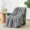 image:imageCozy Bliss Cooling Blanket for Hot Sleepers Queen Size QMax 045 Cooling Comfort Cold Blankets for Night Sweats Sleeping UltraCool Lightweight Breathable Blanket for Bed Mist GreyDark Grey