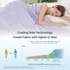 image:imageCozy Bliss Cooling Blanket for Hot Sleepers Queen Size QMax 045 Cooling Comfort Cold Blankets for Night Sweats Sleeping UltraCool Lightweight Breathable Blanket for Bed Mist GreyPurple