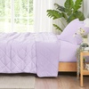 image:imageCozy Bliss Cooling Blanket for Hot Sleepers Queen Size QMax 045 Cooling Comfort Cold Blankets for Night Sweats Sleeping UltraCool Lightweight Breathable Blanket for Bed Mist GreyPurple