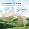 image:imageCozy Bliss Cooling Comforter Queen Size Reversible Lightweight Cooling Blankets for Hot Sleepers and Night Sweats QMaxgt045 Soft Breathable Silky Smooth Summer Comforter Cool Grey 90x90Khaki