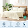 image:imageCozy Bliss Cooling Comforter Queen Size Reversible Lightweight Cooling Blankets for Hot Sleepers and Night Sweats QMaxgt045 Soft Breathable Silky Smooth Summer Comforter Cool Grey 90x90Snow Ivory