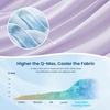 image:imageCozy Bliss Cooling Comforter Queen Size Reversible Lightweight Cooling Blankets for Hot Sleepers and Night Sweats QMaxgt045 Soft Breathable Silky Smooth Summer Comforter Cool Grey 90x90Lavender Purple