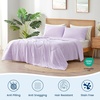 image:imageCozy Bliss Cooling Comforter Queen Size Reversible Lightweight Cooling Blankets for Hot Sleepers and Night Sweats QMaxgt045 Soft Breathable Silky Smooth Summer Comforter Cool Grey 90x90Lavender Purple