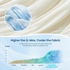image:imageCozy Bliss Cooling Comforter Queen Size Reversible Lightweight Cooling Blankets for Hot Sleepers and Night Sweats QMaxgt045 Soft Breathable Silky Smooth Summer Comforter Cool Grey 90x90Snow Ivory