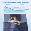 image:imageCozy Bliss Cooling Comforter Queen Size Reversible Lightweight Cooling Blankets for Hot Sleepers and Night Sweats QMaxgt045 Soft Breathable Silky Smooth Summer Comforter Cool Grey 90x90Dark Blue