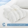 image:imageCozy Bliss Cooling Comforter Seersucker Plaid Queen Size QMax 045 Lightweight Cooling Blanket Breathable Silk Smooth Summer Bedding Quilt for Hot Sleepers Night Sweats Dark GrayWhite