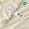 image:imageCozy Bliss Cooling Comforter Seersucker Plaid Queen Size QMax 045 Lightweight Cooling Blanket Breathable Silk Smooth Summer Bedding Quilt for Hot Sleepers Night Sweats Dark GrayKhaki
