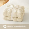 image:imageCozy Bliss Cooling Comforter Seersucker Plaid Queen Size QMax 045 Lightweight Cooling Blanket Breathable Silk Smooth Summer Bedding Quilt for Hot Sleepers Night Sweats Dark GrayKhaki