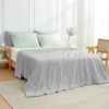 image:imageCozy Bliss Cooling Comforter Twin Size Cooling Blankets for Hot Sleepers and Night Sweats Blue Summer Comforter for Twin Size Bed Breathable Soft Lightweight Silk SmoothGray