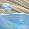 image:imageCozy Bliss Cooling Comforter Twin Size Cooling Blankets for Hot Sleepers and Night Sweats Blue Summer Comforter for Twin Size Bed Breathable Soft Lightweight Silk SmoothKhaki