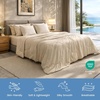 image:imageCozy Bliss Cooling Comforter Twin Size Cooling Blankets for Hot Sleepers and Night Sweats Blue Summer Comforter for Twin Size Bed Breathable Soft Lightweight Silk SmoothKhaki