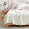 image:imageCozy Bliss Cooling Comforter Twin Size Cooling Blankets for Hot Sleepers and Night Sweats Blue Summer Comforter for Twin Size Bed Breathable Soft Lightweight Silk SmoothCream