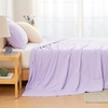 image:imageCozy Bliss Cooling Comforter Twin Size Cooling Blankets for Hot Sleepers and Night Sweats Blue Summer Comforter for Twin Size Bed Breathable Soft Lightweight Silk SmoothPurple