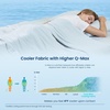 image:imageCozy Bliss Cooling Comforter Twin Size Cooling Blankets for Hot Sleepers and Night Sweats Blue Summer Comforter for Twin Size Bed Breathable Soft Lightweight Silk SmoothBlue