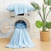 image:imageCozy Bliss Cooling Comforter Twin Size Cooling Blankets for Hot Sleepers and Night Sweats Blue Summer Comforter for Twin Size Bed Breathable Soft Lightweight Silk SmoothSky Blue
