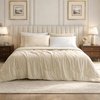 image:imageCozy Bliss Cooling Comforter Twin Size Cooling Blankets for Hot Sleepers and Night Sweats Blue Summer Comforter for Twin Size Bed Breathable Soft Lightweight Silk SmoothKhaki