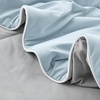 image:imageCozy Bliss Cooling Comforter Twin Size Cooling Blankets for Hot Sleepers and Night Sweats Blue Summer Comforter for Twin Size Bed Breathable Soft Lightweight Silk SmoothGrayBlue