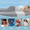 image:imageCozy Bliss Cooling Comforter Twin Size Cooling Blankets for Hot Sleepers and Night Sweats Blue Summer Comforter for Twin Size Bed Breathable Soft Lightweight Silk SmoothDarkLight Gray