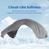 image:imageCozy Bliss Cooling DualSided Blanket for Hot Sleepers QMaxgt046 Lightweight Soft Breathable Bed Blanket Double Side Cooling Throw for Night Sweats Sage Green 50x70Charcoal Grey