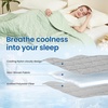 image:imageCozy Bliss Cooling DualSided Blanket for Hot Sleepers QMaxgt046 Lightweight Soft Breathable Bed Blanket Double Side Cooling Throw for Night Sweats Sage Green 50x70Sage Green