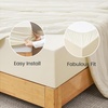 image:imageCozy Bliss Cooling Fitted Sheet Set Full BlueCream White