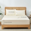 image:imageCozy Bliss Cooling Fitted Sheet Set Full BlueCream White