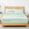 image:imageCozy Bliss Cooling Fitted Sheet Set Full BlueLight Mint Green