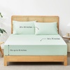 image:imageCozy Bliss Cooling Fitted Sheet Set Full BlueLight Mint Green