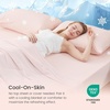 image:imageCozy Bliss Cooling Fitted Sheet Set Full BluePink