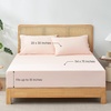 image:imageCozy Bliss Cooling Fitted Sheet Set Full BluePink