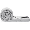 image:imageCozy Bliss Cooling Throw Blanket for Hot Sleepers 50x70 QMax 045 Cooling Comfort Cold Blankets for Night Sweats Sleeping UltraCool Lightweight Breathable Blanket for Couch Bed Glacial GreyCool Grey